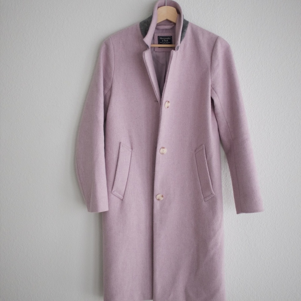 Abercrombie LILAC spring coat, xxs